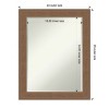 Amanti Art Alta Petite Bevel Bathroom Wall Mirror - 4 of 4
