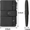 Multi - Function Leather Wallet with 9 Card Slots, Zipper Pocket and ID Windows - 4 of 4
