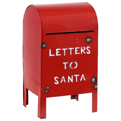 Sunnydaze Letters to Santa Indoor/Outdoor Mailbox Decor - 13"