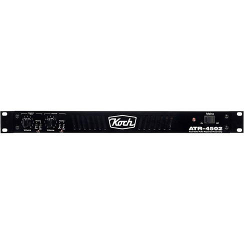 Koch ATR4502 90W Stereo Rack-Mounted Guitar Power Amp Black