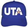 University Of Texas At Arlington Primary Logo Foam Trucker Cap Royal Os - 2 of 4