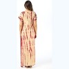 Riviera Sun Casual Short Sleeve Maxi Dress with Side Slit 21771-CHR-L - 3 of 3
