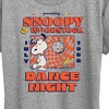 Women's - Peanuts - Snoopy and Woodstock Retro Disco Dance Night Short Sleeve Graphic T-Shirt - 2 of 4
