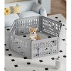 Dolonm 6 panels, foldable/movable plastic pet fence with door Lockable - 2 of 4
