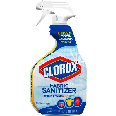 Clorox Bleach-Free Fabric Sanitizer Spray, Color-Safe Laundry Sanitizer -  24 ounces