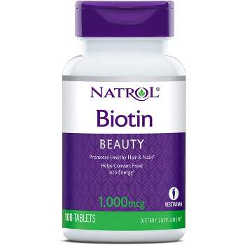 Natrol Vitamin B Biotin 1,000 mcg Tablet 100ct