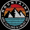 Men's Design By Humans Mountains Are Calling, I Must Go By DragonTee T-Shirt - 2 of 2