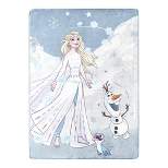 Frozen 2 Snow Play Throw Blanket Silk Touch