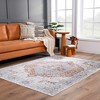Hauteloom Akram Antrasit Flat Pile Washable Rug - 3 of 4