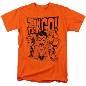 Teen Titans Go Team Up Adult T-Shirt - 1 of 4