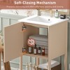Gulches 20 Inch French Style Bathroom Vanity Ceramic Sink Freestanding Soft Closing Door High Quality MDF - 4 of 4
