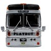 1969 Eagle Model 05 Coach Bus "The Playboy Hotel & Casino" Silver and Black 1/87 (HO) Diecast Model by Iconic Replicas - 4 of 4