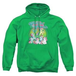 Men's My Little Pony Retro Chillin With My Ponies Pull-Over Hoodie - 1 of 4