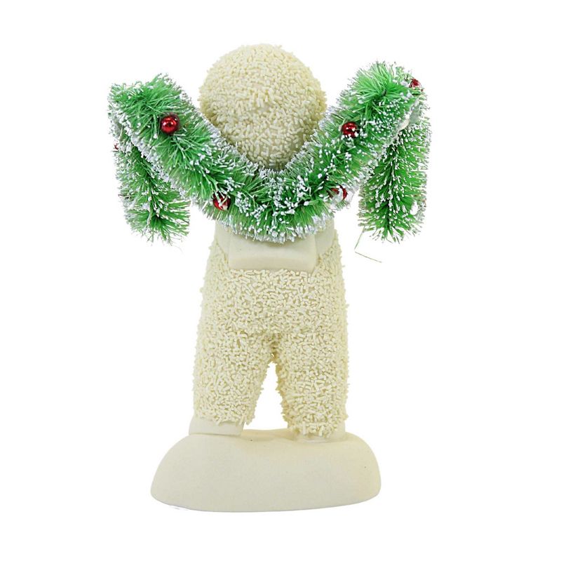 Dept 56 Snowbabies 4.0 Inch Christmastime Garland Figurine Decorating Figurines, 3 of 4