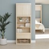 Signature Sleep Paramount Single Bedside Bookcase with Pullout Nightstand and Storage - 2 of 4