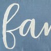 C&F Home 12" x 24" Embroidered "Family" Cursive Script Rectangle Accent Throw Pillow - 3 of 4