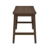 Plank+Beam 18" Solid Wood Smythe Dining Table Height Stool - 3 of 4