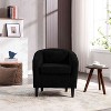 CAVINAS Corduroy Barrel Accent Chair with Curved Backrest and Pillows,Cozy Upholstered Living Room Chairs,Reading Chairs for Living Room - 2 of 4