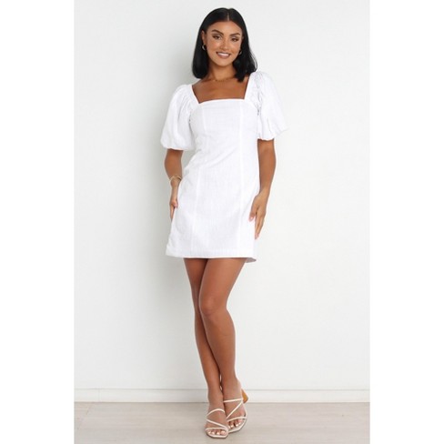 White shop dress target