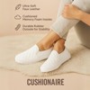 CUSHIONAIRE Faze Women’s Quilted Slip-On Sneaker – Faux Leather Casual Shoe with Memory Foam Insole & Rubber Outsole - 4 of 4