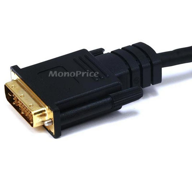 Monoprice Video Cable - 6 Feet - Black | 28AWG HDMI to M1-D Ferrite cores, 3 of 4