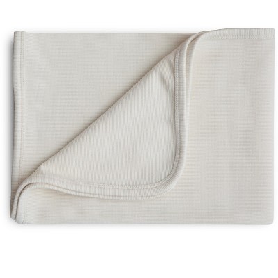 Mushie Ribbed Baby Blanket
