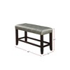 NicBex Upholstered Bench,Faux Leather Dining Bench,Modern Ottoman with Tufted Design for Living Room,Entryway,Kitchen - 3 of 4