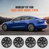 VEVOR Wheel Rim Cover Hubcaps, 19 in, 2020-2024 Model Y Fully Fit Hubcap with Snap, Guard Tape & Valve Nozzle Hole, ABS & PC Hubcap, Black - 3 of 4