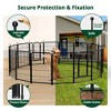 GOTGELIF 16 Panels 40" Height Dog Playpen Heavy Duty Pet Fence Indoor Outdoor - 4 of 4