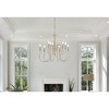 Elegant Lighting Flynx 9 lights pendant in weathered dove - 2 of 4