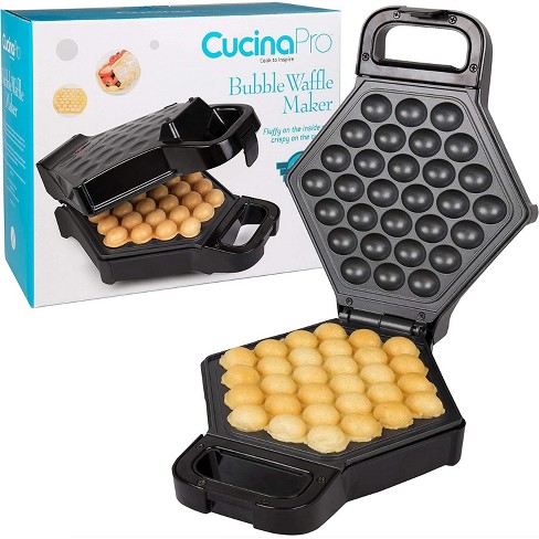 Cucinapro Bubble Waffle Maker in Black