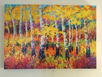 ArtWall Irina Sztukowsi's Autumn Dance 3-Piece Floater Framed Canvas Set - 36x54