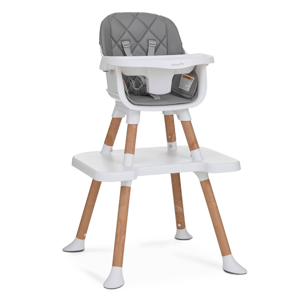 Dream On Me Luna 4 in 1 Standard Convertible Highchair - Gray