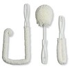 Brushtech 3-Piece Sommelier’s Washing Kit, USA Made Glass Cleaning Brushes with Tapered Foam Heads, Scratch-Free Handles, Long-Lasting Shape Retention - 2 of 4