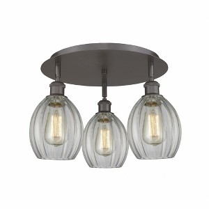 Eaton - 3 Light Flush Mount In Industrial Style-10.5 Inches Tall and 17.25 Inches Wide - 1 of 1