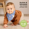 8pk Organic Baby Bandana Bibs, Baby Drool Bibs for Baby Boy, Girl, Baby Bibs for Infant, Newborn - 4 of 4