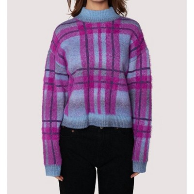 Women's Plaid Sweater - LOST + WANDER