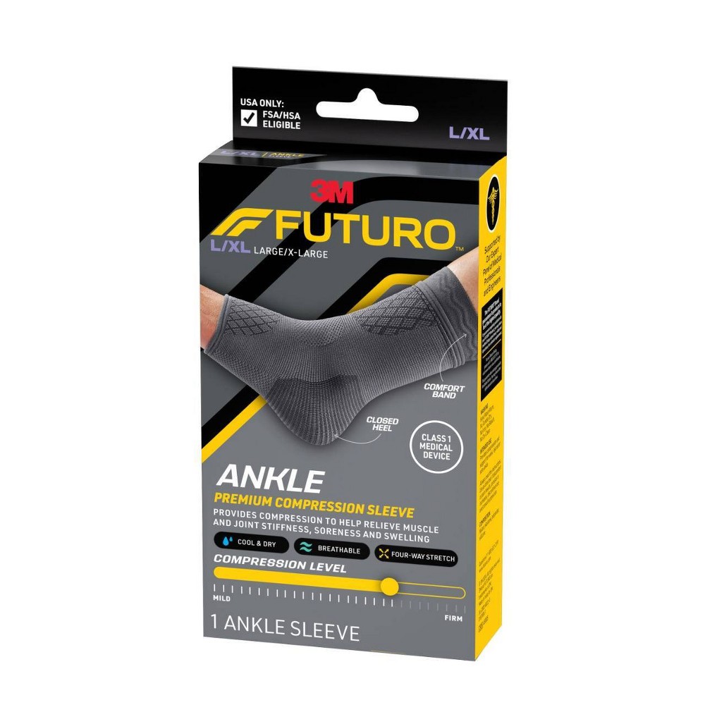 FUTURO Premium Compression Ankle Sleeve - L/XL