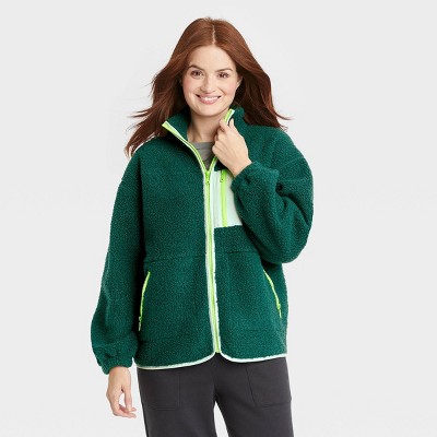 sherpa jacket women target