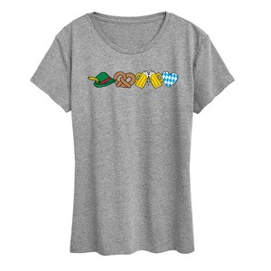 Women's - Instant Message - Oktoberfest Short Sleeve Graphic T-Shirt - 1 of 4