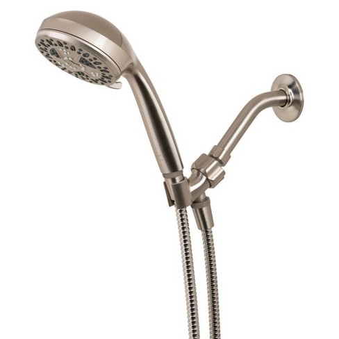 Six Position Spamassage Handheld Showerhead Brushed Nickel - Waxman ...