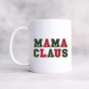 City Creek Prints Mama Claus Colorful Mug - White