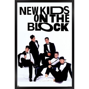 Trends International New Kids on the Block - Tuxes Framed Wall Poster Prints - 1 of 4
