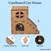 PETMAKER Cardboard Cat House with Scratching Pads - image 4 of 4