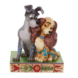 Jim Shore 4.75 In Puppy Love., Lady And The Tramp Figurines - 1 of 3
