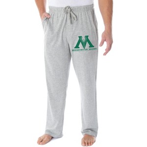 Harry Potter Pajama Pants Men's Ministry Of Magic Loungewear Sleep Pants Heather Grey - 1 of 3