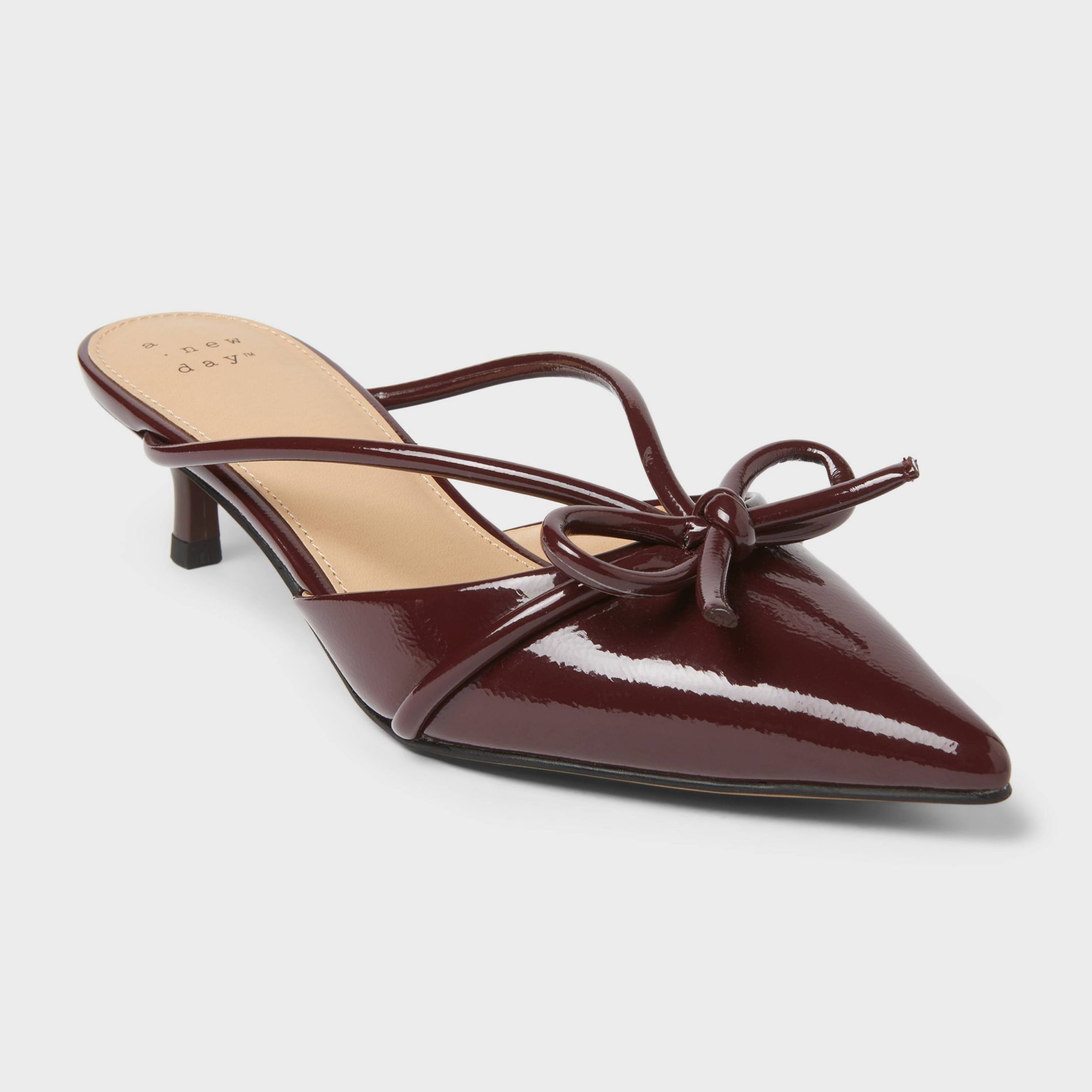Women’s Odelia Heels with Memory Foam Insole – A New Day™ Burgundy