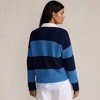 Lands' End Women's Drifter Rugby with Woven Collar Sweater - 2 of 4