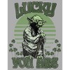 Boy's Star Wars St. Patrick's Day Yoda Lucky You Are Clovers T-Shirt - 2 of 4