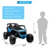 Kids Ride On Car, Licensed Can-Am 12V Ride On UTV w/Dual Motors, Remote Control & All-Terrain Tires - 3 of 4